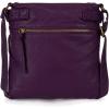 imageMontana West Crossbody Bag for Women Multi Pocket Shoulder Medium Travel Purses Ultra Soft Washed LeatherClassicwashed Leatherdark Purple