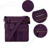 imageMontana West Crossbody Bag for Women Multi Pocket Shoulder Medium Travel Purses Ultra Soft Washed LeatherClassicwashed Leatherdark Purple