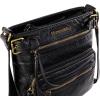 imageMontana West Crossbody Bag for Women Multi Pocket Shoulder Medium Travel Purses Ultra Soft Washed LeatherSimpleblack