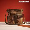 imageMontana West Crossbody Bag for Women Multi Pocket Shoulder Medium Travel Purses Ultra Soft Washed LeatherVintagebrown