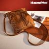 imageMontana West Crossbody Bag for Women Multi Pocket Shoulder Medium Travel Purses Ultra Soft Washed LeatherVintagecamel