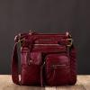 imageMontana West Crossbody Bag for Women Soft Washed Leather Multi Pocket crossbody handbagsBurgundy Red
