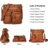 imageMontana West Crossbody Bag for Women Soft Washed Leather Multi Pocket crossbody handbagsCamel