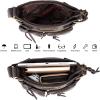 imageMontana West Crossbody Bag for Women Soft Washed Leather Multi Pocket crossbody handbagsCoffee