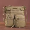 imageMontana West Crossbody Bag for Women Soft Washed Leather Multi Pocket crossbody handbagsLight French Beige