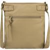 imageMontana West Crossbody Bag for Women Soft Washed Leather Multi Pocket crossbody handbagsLight French Beige