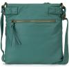 imageMontana West Crossbody Bag for Women Soft Washed Leather Multi Pocket crossbody handbagsTurquoise