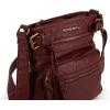 imageMontana West Crossbody Bag for Women Soft Washed Leather Multi Pocket crossbody handbagsYburgundy Red