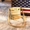imageMontana West Crossbody Bag for Women Soft Washed Leather Multi Pocket crossbody handbagsYlight French Beige