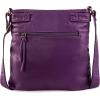imageMontana West Crossbody Bag for Women Soft Washed Leather Multi Pocket crossbody handbagsYpurple