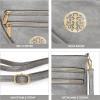 imageMontana West Crossbody Bags for Women Multi Pocket Cross Body Bag Purses with Adjustable StrapB Smog Silver