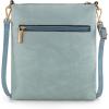 imageMontana West Crossbody Bags for Women Multi Pocket Cross Body Bag Purses with Adjustable StrapSplicing Contrast Blue