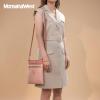 imageMontana West Crossbody Bags for Women Multi Pocket Cross Body Bag Purses with Adjustable StrapSplicing Contrast Pink