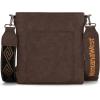 imageMontana West Crossbody Bags for Women Multi Pocket Cross Body Bag Purses with Guitar StrapVintage Coffee