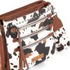 imageMontana West Crossbody Bags for Women Multi Pocket Cross Body Bag Purses with Guitar StrapVintage Cow Brown