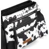 imageMontana West Crossbody Bags for Women Multi Pocket Cross Body Bag Purses with Guitar StrapVintage Cow Dark Black