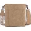 imageMontana West Crossbody Bags for Women Multi Pocket Cross Body Bag Purses with Guitar StrapVintage Khaki