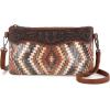 imageMontana West Crossbody Bags for Women Western Clutch Purses Cross Body Bag with Removable StrapAztec Brown
