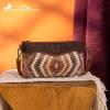 imageMontana West Crossbody Bags for Women Western Clutch Purses Cross Body Bag with Removable StrapAztec Brown