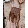 imageMontana West Fringe Purse Western Purses for Women Crossbody BagA2floral Tooledbrown
