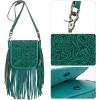 imageMontana West Fringe Purse Western Purses for Women Crossbody BagA2floral Tooledlight Turquoise