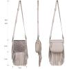 imageMontana West Fringe Purse Western Purses for Women Crossbody BagA4floral Tooledtan