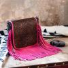 imageMontana West Fringe Purse Western Purses for Women Crossbody BagA6floral Tooledcoffee and Pink