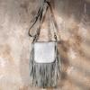 imageMontana West Fringe Purse Western Purses for Women Crossbody BagC4hairon Cowhidetan