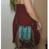 imageMontana West Fringe Purse Western Purses for Women Crossbody BagE1floral Tooled With Hairon Cowhidecoffee