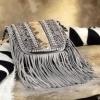 imageMontana West Fringe Purse Western Purses for Women Crossbody BagE4floral Tooled With Hairon Cowhidetan