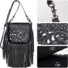 imageMontana West Fringe Purse Western Purses for Women Crossbody BagF1floral Tooledblack