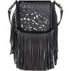 imageMontana West Fringe Purse Western Purses for Women Crossbody BagF1floral Tooledblack