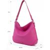 imageMontana West Medium Hobo Bags for Women Purses and Handbags Classic Top Handle Shoulder Satchel Bags with Detachable Strap2 Straps Hot Pink