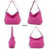 imageMontana West Medium Hobo Bags for Women Purses and Handbags Classic Top Handle Shoulder Satchel Bags with Detachable Strap2 Straps Hot Pink