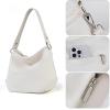 imageMontana West Medium Hobo Bags for Women Purses and Handbags Classic Top Handle Shoulder Satchel Bags with Detachable Strap2 Straps White