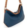 imageMontana West Medium Hobo Bags for Women Purses and Handbags Classic Top Handle Shoulder Satchel Bags with Detachable Strap2 Tone Blue
