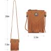 imageMontana West Small Crossbody Bags for Women Western Cell Phone PurseAabrown