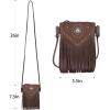 imageMontana West Small Crossbody Bags for Women Western Cell Phone PurseAacoffee