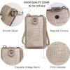 imageMontana West Small Crossbody Bags for Women Western Handbag with Cash SlotsCrocodile Khaki