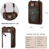 imageMontana West Small Crossbody Bags for Women Western Handbag with Cash SlotsCutout Coffee