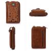imageMontana West Small Crossbody Bags for Women Western Handbag with Cash SlotsEmbossing Brown