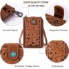 imageMontana West Small Crossbody Bags for Women Western Handbag with Cash SlotsEmbossing Brown