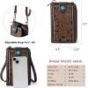 imageMontana West Small Crossbody Bags for Women Western Handbag with Cash SlotsEmbossing Coffee