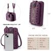 imageMontana West Small Crossbody Bags for Women Western Handbag with Cash SlotsEmbroidered Purple 109