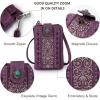 imageMontana West Small Crossbody Bags for Women Western Handbag with Cash SlotsEmbroidered Purple 109