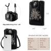imageMontana West Small Crossbody Bags for Women Western Handbag with Cash SlotsMaple Leaf Black 124