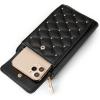 imageMontana West Small Crossbody Cell Phone Purse for Women RFID Blocking Cellphone WalletBlack