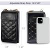imageMontana West Small Crossbody Cell Phone Purse for Women RFID Blocking Cellphone WalletBlack