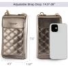 imageMontana West Small Crossbody Cell Phone Purse for Women RFID Blocking Cellphone WalletBronze