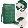 imageMontana West Small Crossbody Cell Phone Purse for Women RFID Blocking Cellphone WalletDark Green